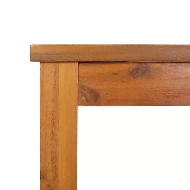 vidaXL Tavolo da Giardino Marrone in Legno Massello di Acacia 90x90 cm
