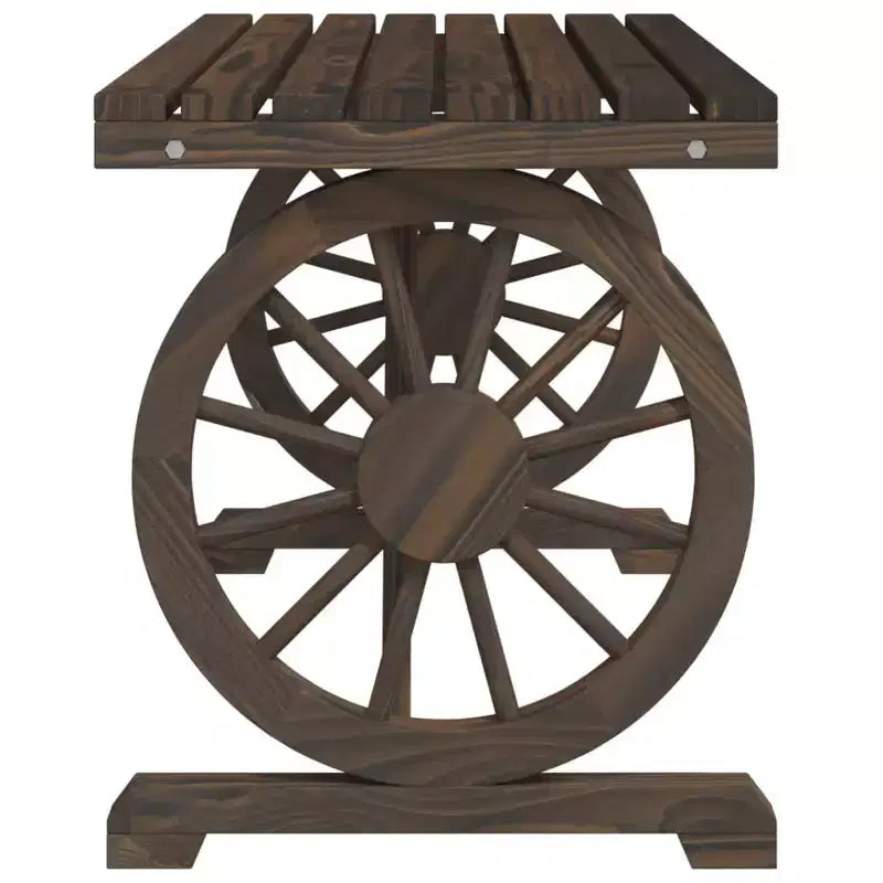 vidaXL Tavolo da giardino per esterno terrazza balcone in legno massello di abete