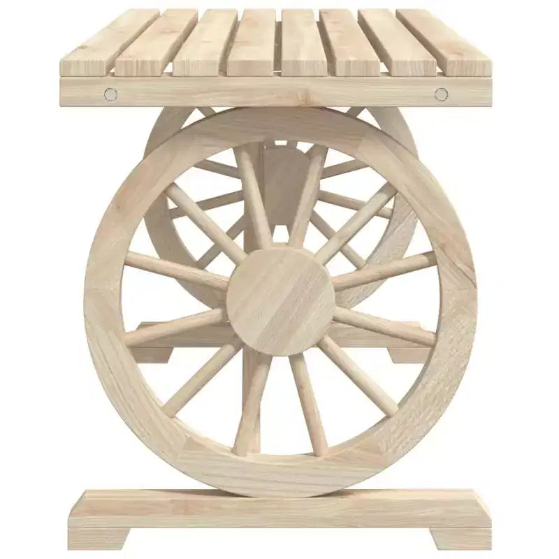 vidaXL Tavolo da giardino per esterno terrazza balcone in legno massello di abete