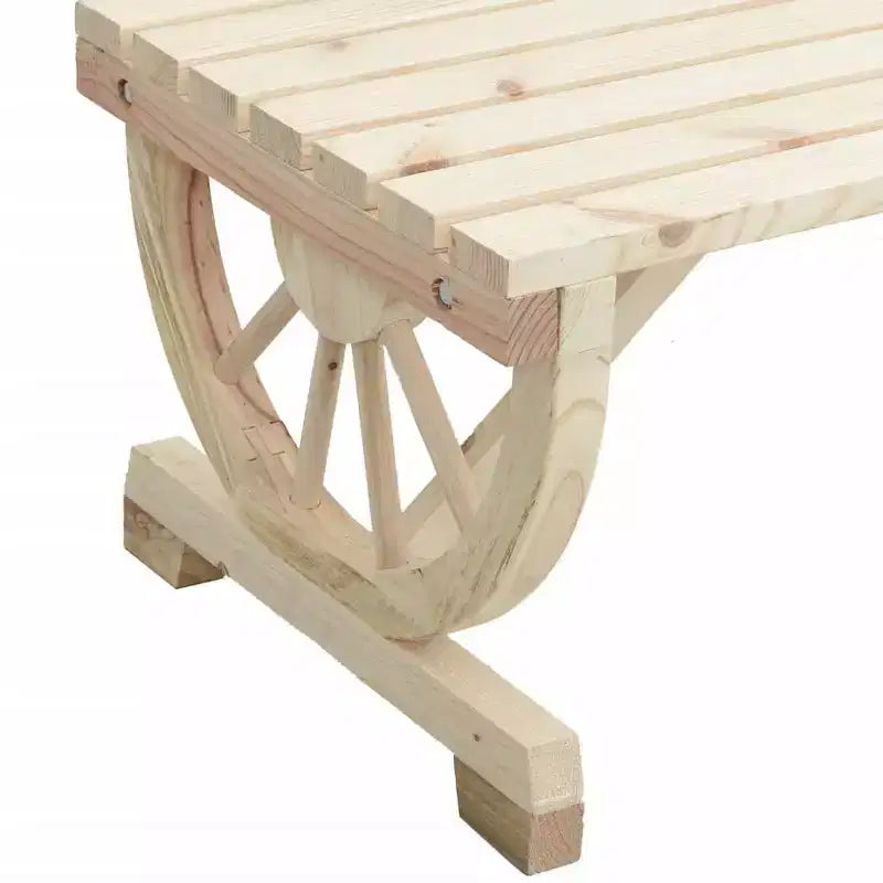 vidaXL Tavolo da giardino per esterno terrazza balcone in legno massello di abete