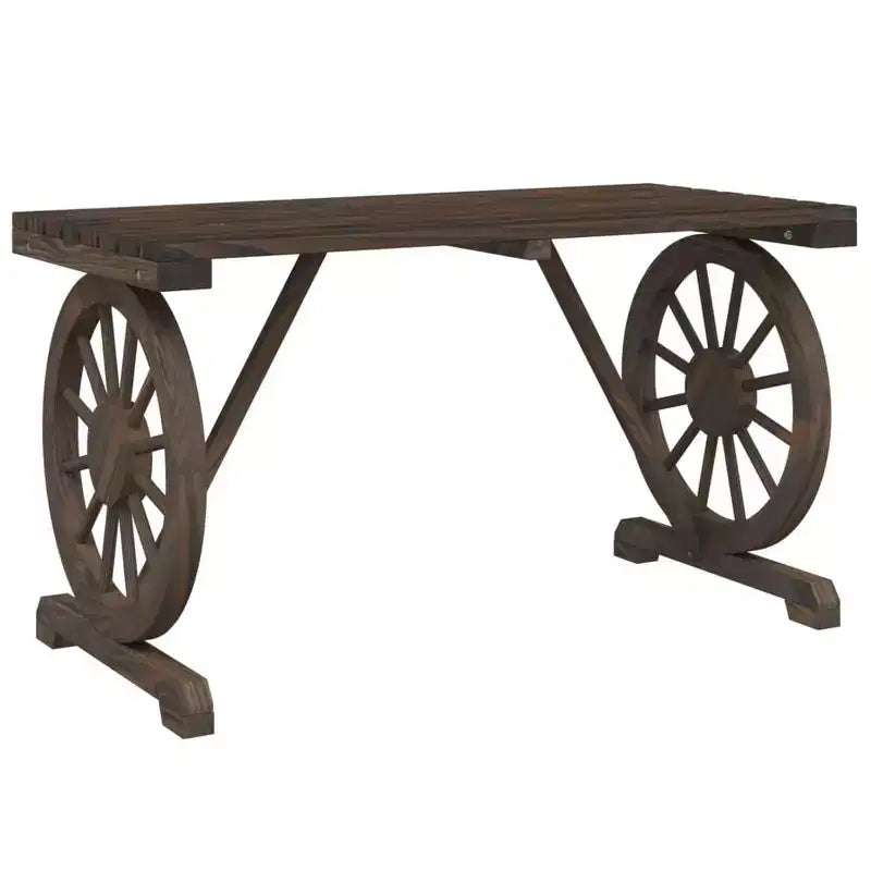 vidaXL Tavolo da giardino per esterno terrazza balcone in legno massello di abete