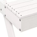vidaXL Tavolo da Picnic Rettangolare con Panchina, Panca, Terrazzo, Arredo da Esterni, Legno
