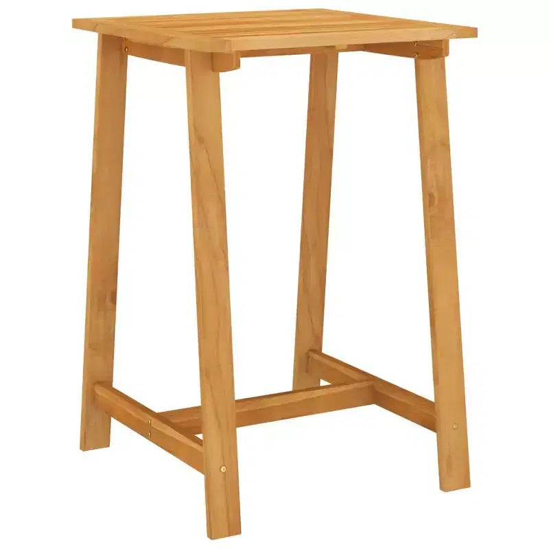 vidaXL Garden Bar Table Natural Wood Brown Solid Acacia Wood