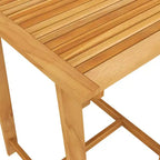 vidaXL Tavolo da Bar da Giardino Marrone Legno Massello di Acacia Naturale