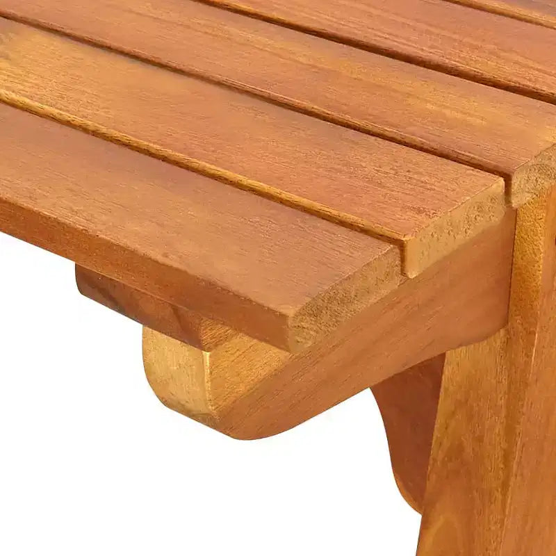 vidaXL Tavolo da Esterno da Giardino in Legno Massello di Acacia