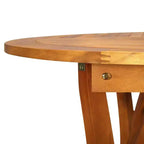 vidaXL Tavolo da Pranzo da Esterno Tavolo da Patio Mobili da Giardino/Portico in Solido Legno di Acacia