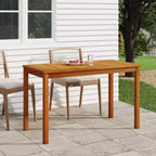 vidaXL Tavolo da giardino 110x55x67 cm in massello di acacia