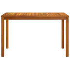 vidaXL Tavolo da giardino 110x55x67 cm in massello di acacia