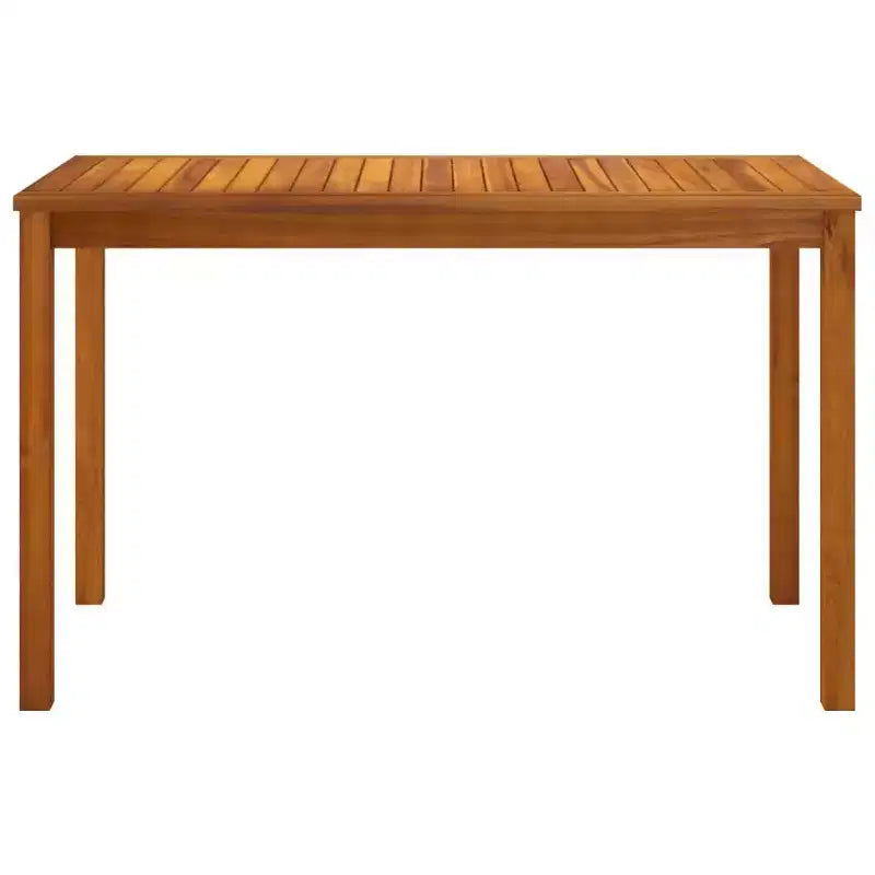 vidaXL Tavolo da giardino 110x55x67 cm in massello di acacia