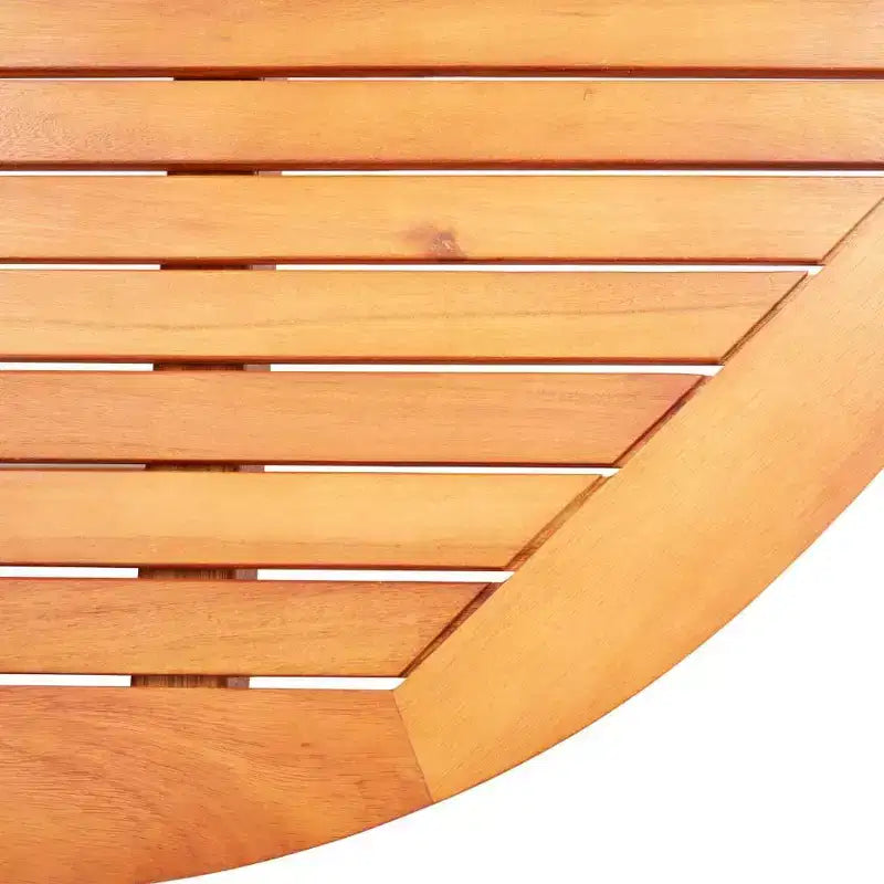 vidaXL Tavolo Pieghevole da Esterno 63x33.5x29.1 cm Legno Massello di Eucalipto