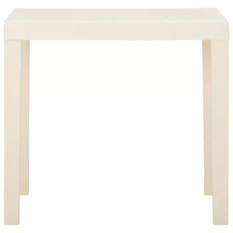 vidaXL Tavolo da giardino bianco 79x65x72 cm in plastica