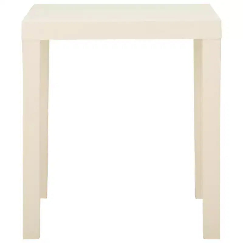 vidaXL Tavolo da giardino bianco 79x65x72 cm in plastica