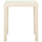 vidaXL Tavolo da giardino bianco 79x65x72 cm in plastica