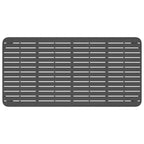 vidaXL Tavolo da giardino antracite in acciaio con rivestimento elettronico e verniciatura a polvere - 78,7 x 39,4 x 28