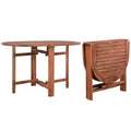 vidaXL Patio Table 47.2x27.6x29.1 Solid Acacia Wood