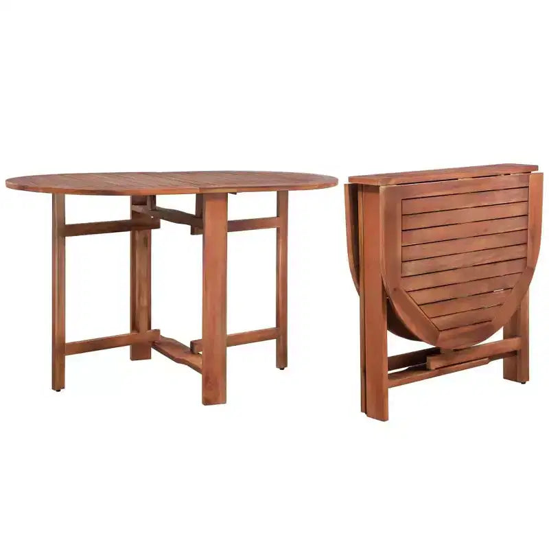 vidaXL Patio Table 47.2x27.6x29.1 Solid Acacia Wood