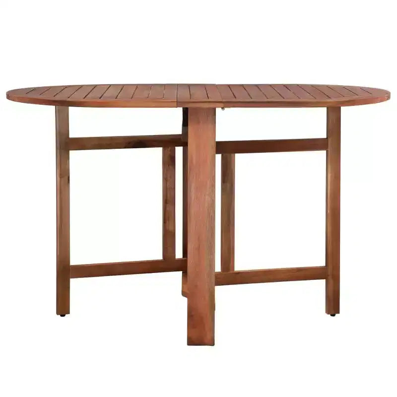 vidaXL Tavolo da giardino 120x70x74 cm in massello di acacia