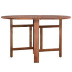vidaXL Tavolo da giardino 120x70x74 cm in massello di acacia