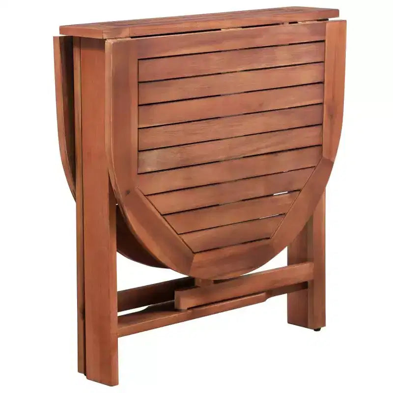 vidaXL Tavolo da giardino 120x70x74 cm in massello di acacia