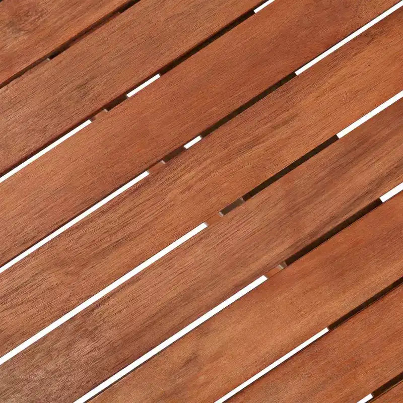 vidaXL Tavolo da giardino 120x70x74 cm in massello di acacia