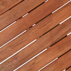 vidaXL Tavolo da giardino 120x70x74 cm in massello di acacia
