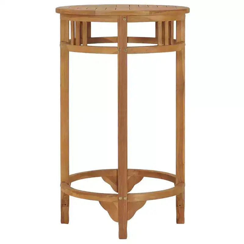 vidaXL Tavolo da Bar 60 cm in Legno Massello di Teak