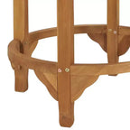 vidaXL Tavolo da Bar 60 cm in Legno Massello di Teak