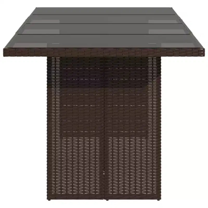 vidaXL Tavolo da Giardino Nero