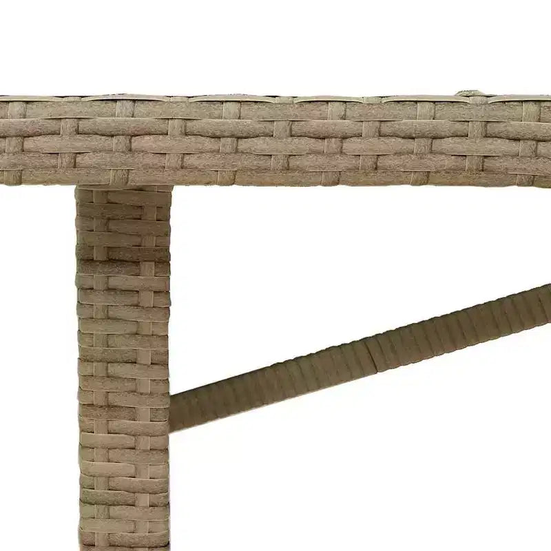 vidaXL Tavolo da Giardino Nero
