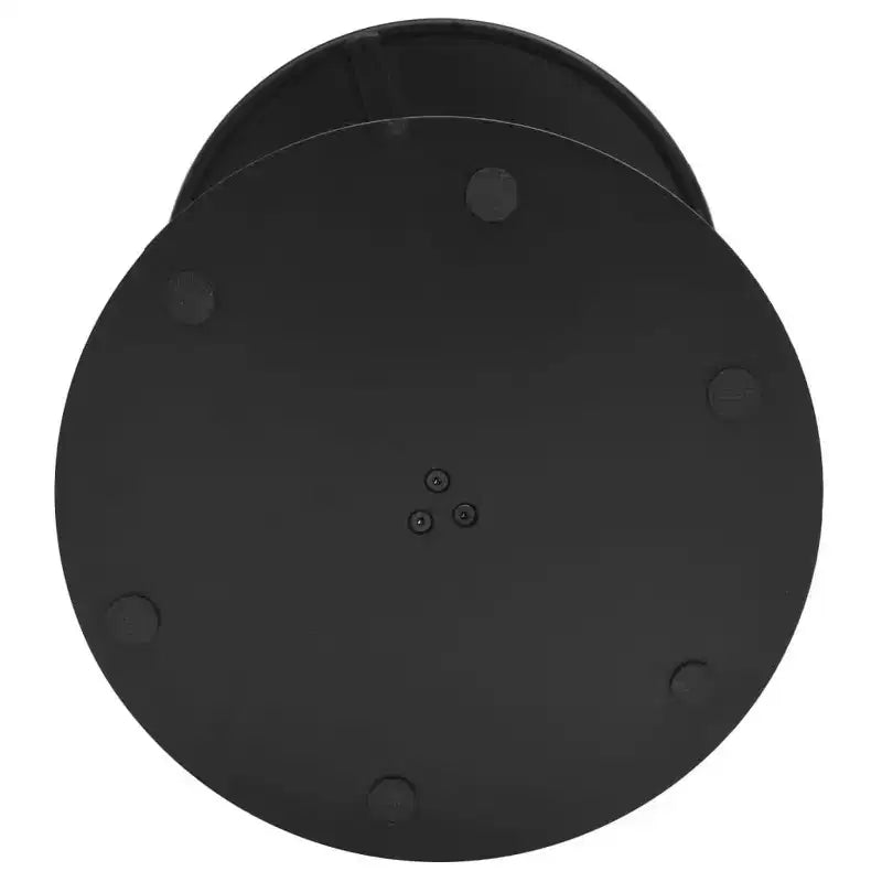 vidaXL Tavolo da giardino rotondo nero 60x105 cm acciaio