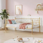 Divano Letto Singolo con Elegante Testiera e Supporto a Doghe in Acciaio Premium, Struttura Multifunzionale per Letto a Scomparsa per Camera da Letto, Soggiorno, Camera degli Ospiti