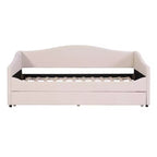 Letto a giorno in pile Teddy Luxystar per materasso singolo con luci LED e letto estraibile a rotelle