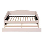 Letto a giorno in pile Teddy Luxystar per materasso singolo con luci LED e letto estraibile a rotelle