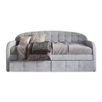 Letto da giorno matrimoniale ChaletPosh in velluto con contenitore