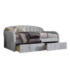 Letto da giorno matrimoniale ChaletPosh in velluto con contenitore
