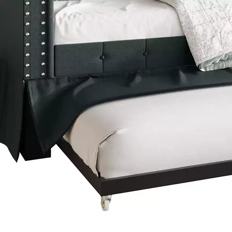 Divano letto singolo ChaletPosh in lino con letto estraibile
