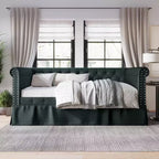 ChaletPosh Twin Size Daybed in Linen with Trundle