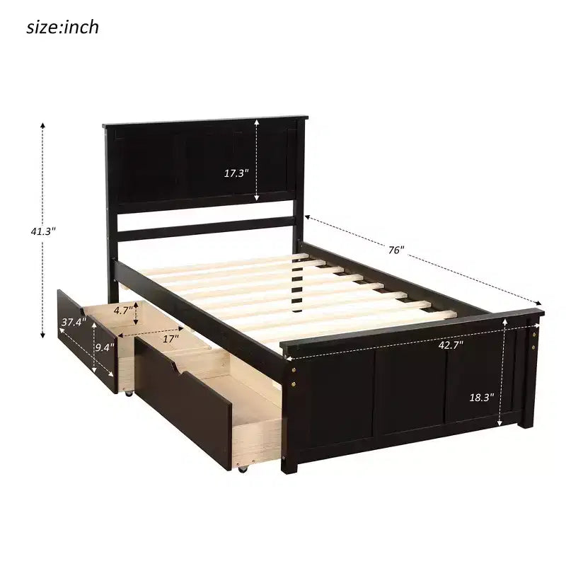 Letto a piattaforma con contenitore, telaio misura piazza e mezza, set telaio divano letto e letto estraibile piazza e mezza, divano letto e letto a rotelle con rotelle a scomparsa