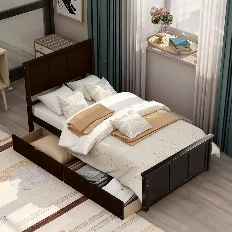 Letto a piattaforma con contenitore, telaio misura piazza e mezza, set telaio divano letto e letto estraibile piazza e mezza, divano letto e letto a rotelle con rotelle a scomparsa