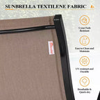 Set da pranzo da esterno in alluminio Crestlive Products con tavolo da pranzo da giardino e classiche poltrone con braccioli per 6-10 persone, per esterni