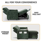 Dyonery Divano Letto a 3 Posti 81" con Letto Estraibile, Divano Letto Componibile a L con Chaise Longue Reversibile con Contenitore