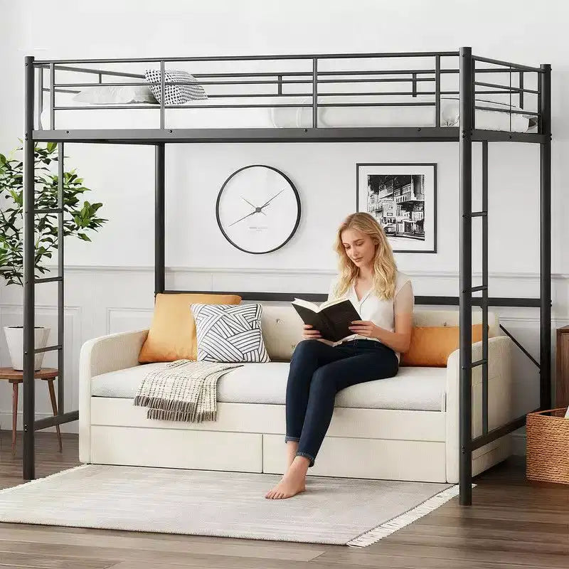 Letto a una piazza e mezza Karl Home Gray Twin Daybed con rivestimento in ciniglia e cassetti portaoggetti