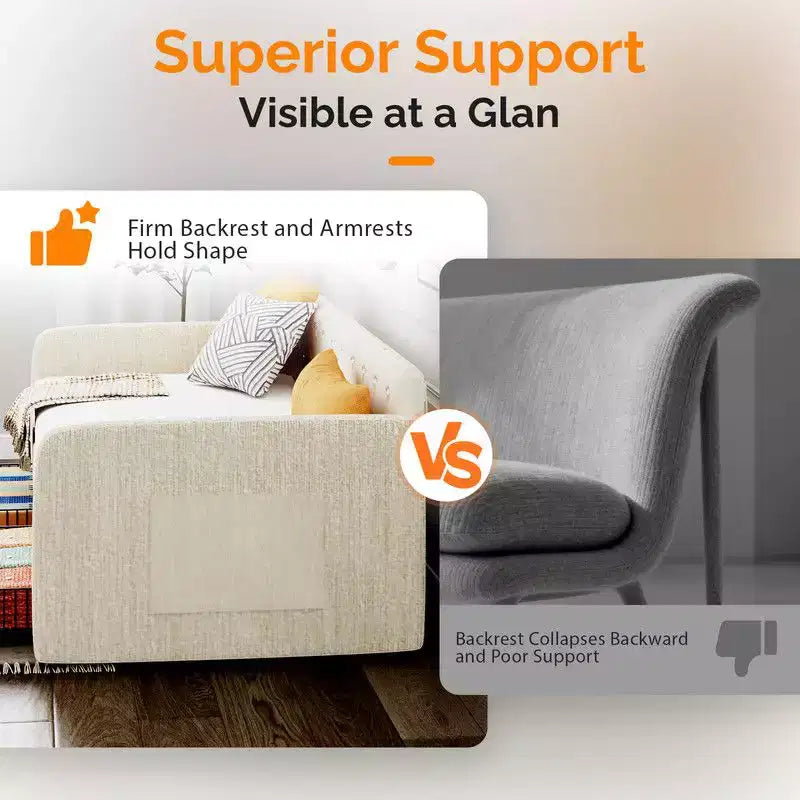 Letto a una piazza e mezza Karl Home Gray Twin Daybed con rivestimento in ciniglia e cassetti portaoggetti