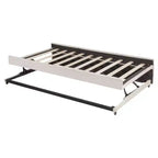 Divano letto angolare imbottito Luxystar Full Size con letto estraibile a scomparsa e porte USB