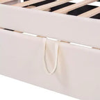 Divano letto imbottito Luxystar Twin to King con letto estraibile a scomparsa per soggiorno