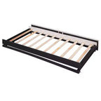 Divano letto imbottito Luxystar Twin to King con letto estraibile a scomparsa per soggiorno