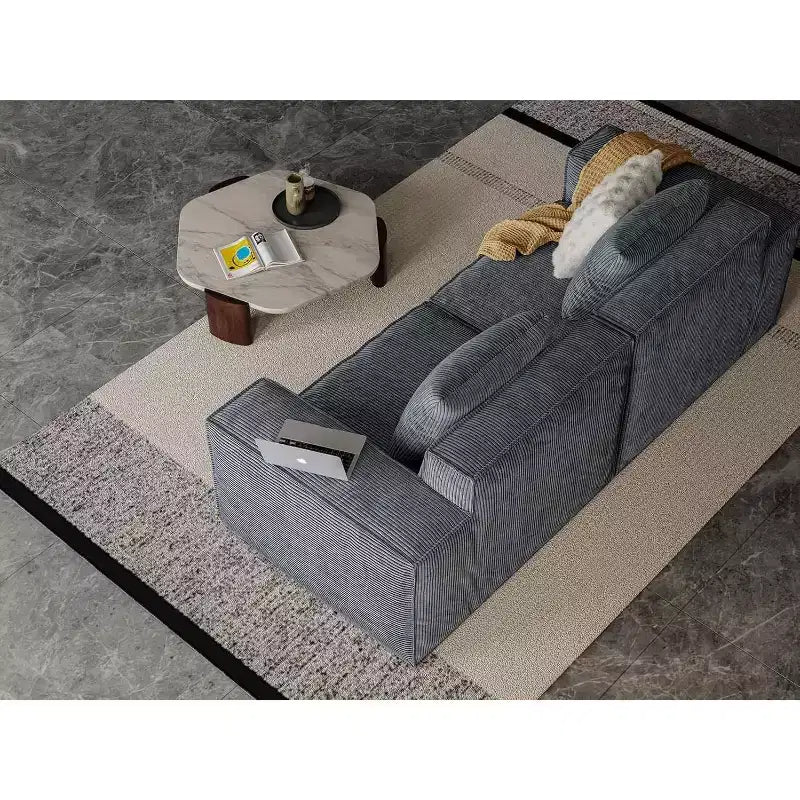 Divano componibile Cloud, divano convertibile a blocchi di tofu, divano letto da pavimento con braccioli comodi, per soggiorno e camera da letto