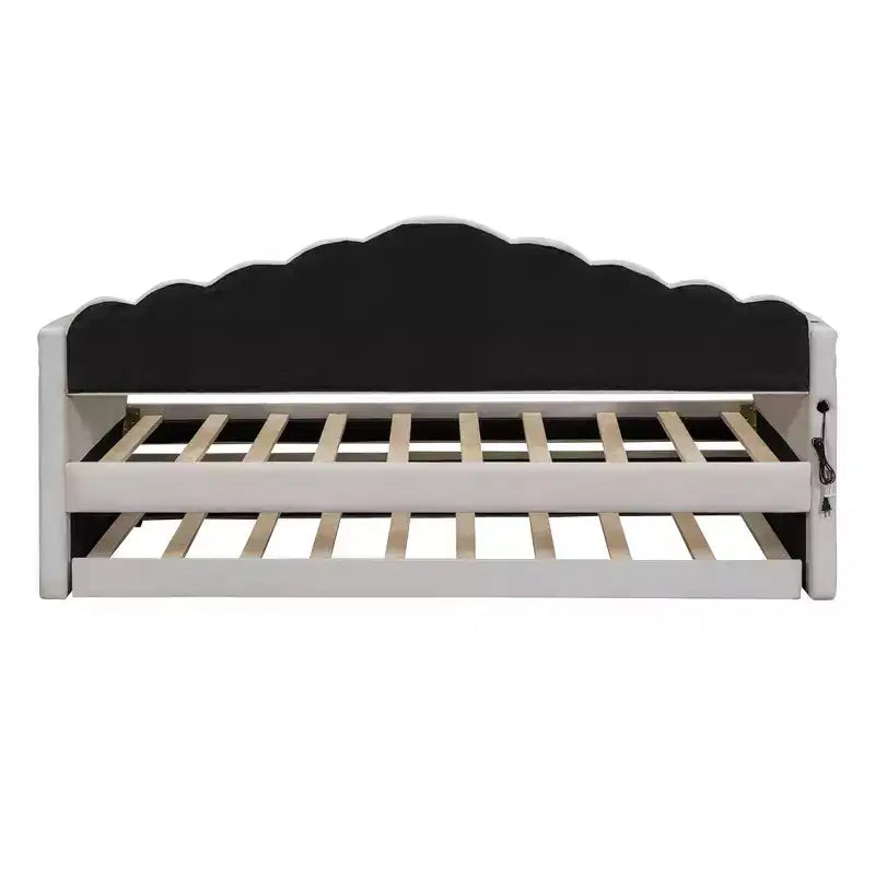 Whisen Struttura Divano Letto Singolo Imbottito, Divano Letto in Velluto con Letto Estraibile
