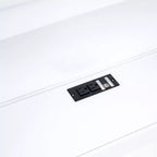 Panca letto singola Clihome con due cassetti portaoggetti, armadietti e porte USB