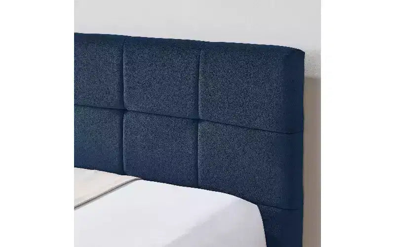 Lettino da giorno matrimoniale in velluto TUYOHW Mid-Century, divano letto imbottito con struttura in legno di eucalipto, letto trapuntato con testiere